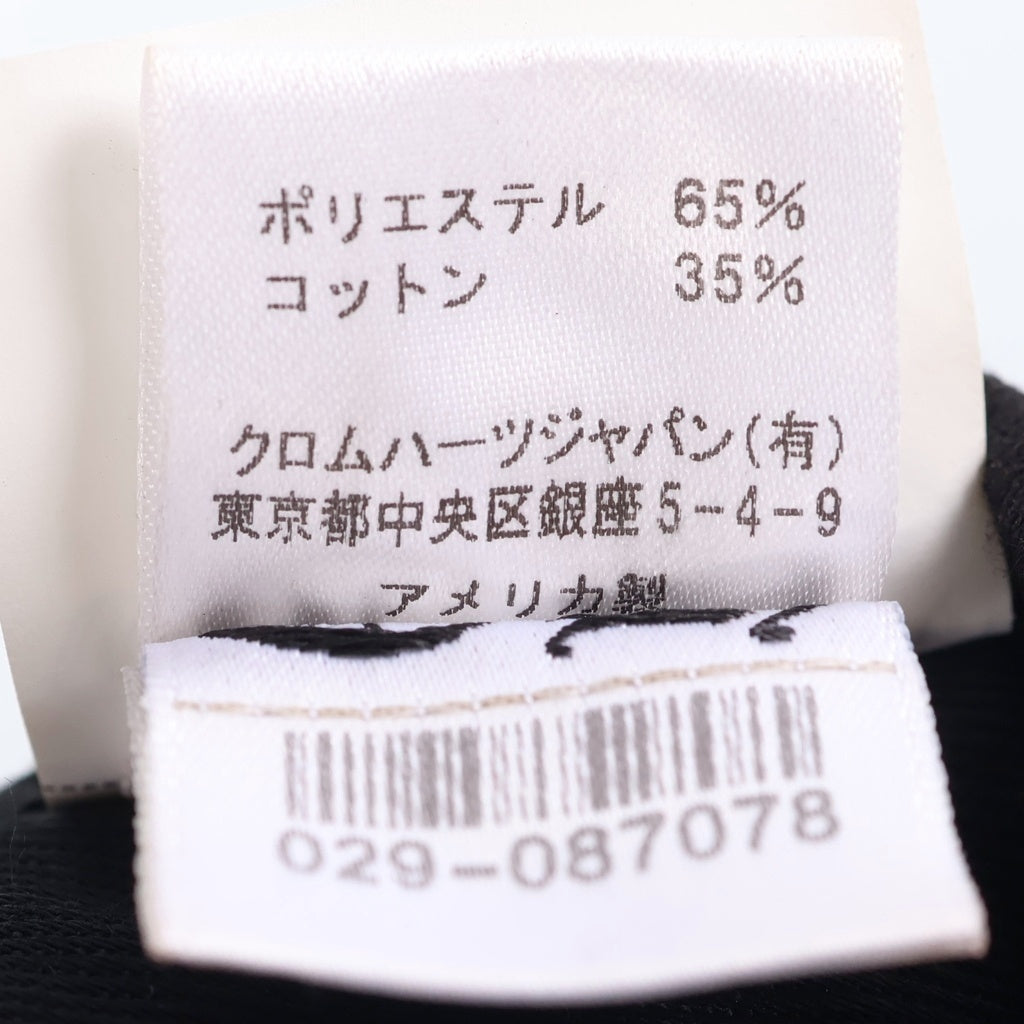 CHROME HEARTS(クロムハーツ) CH HAT CHロゴ刺繍ベースボールキャップ 帽子 ブラック