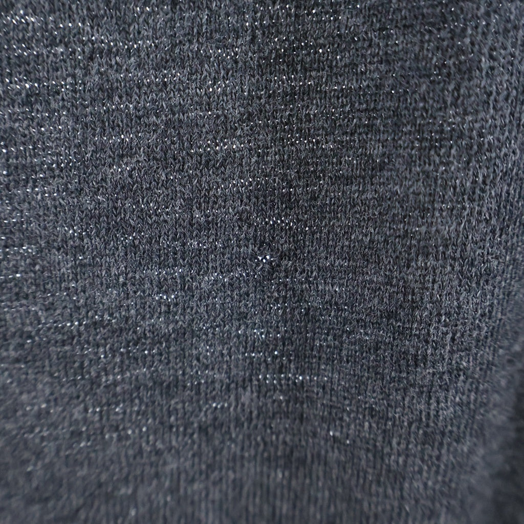 CHROME HEARTS(クロムハーツ) U MIXED EMOTIONS トリプルクロスパッチ付き ラグラン 長袖カットソー ロンT ブラック