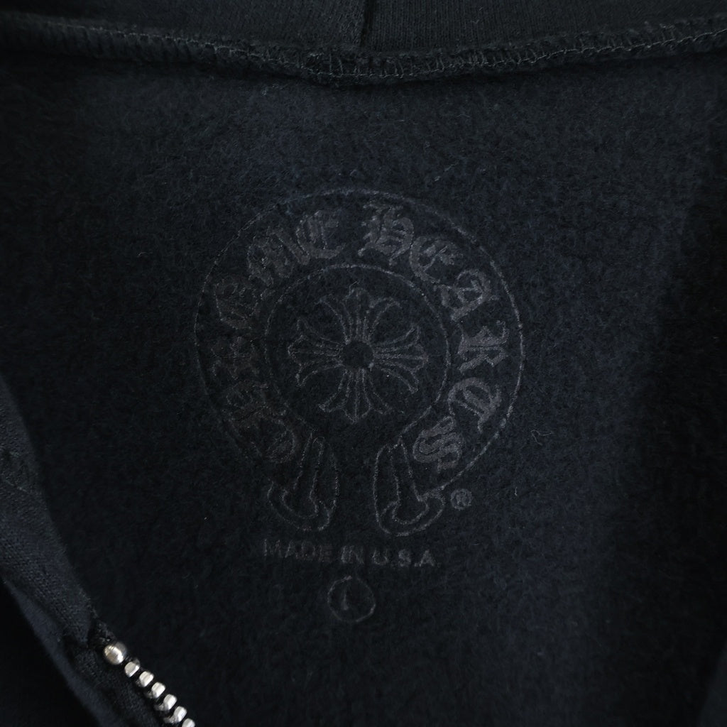 CHROME HEARTS(クロムハーツ) SWTSHRT HD ZIP 東京限定 バックホースシュープリント ジップアップパーカー ブラック