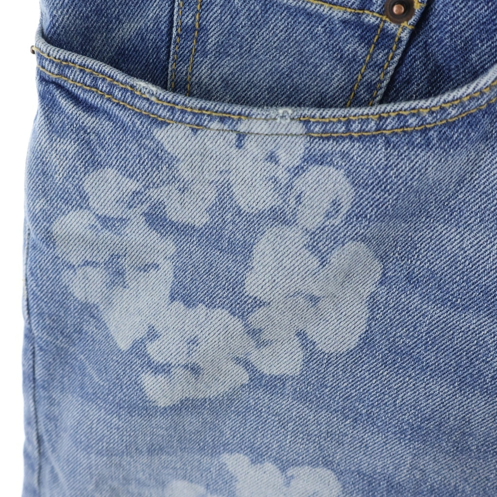 DENIM TEARS(デニムティアーズ) LASER WREATH DENIM SHORT ショート デニムパンツ インディゴ