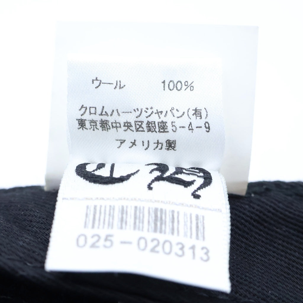 CHROME HEARTS(クロムハーツ) TRUCKER CAP トラッカー ホースシュー刺繍 キャップ ブラック