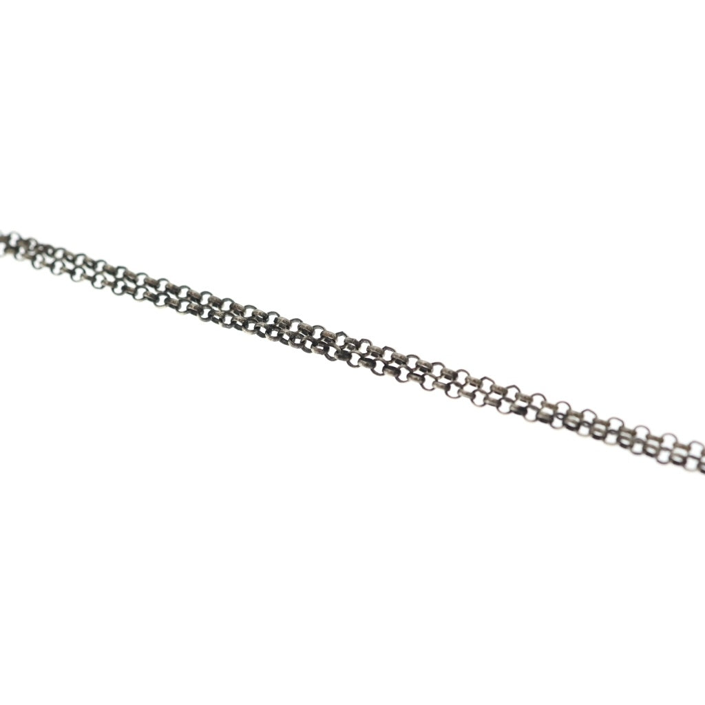 CHROME HEARTS(クロムハーツ) SAFETY PIN R16 1DIA セーフティピン ロールチェーン 1ダイヤ ネックレス シルバー