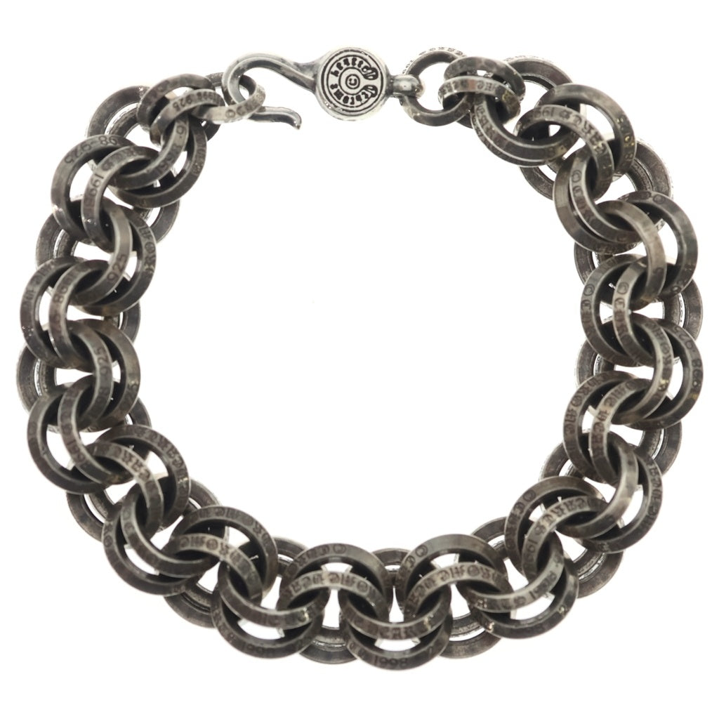 CHROME HEARTS(クロムハーツ) 2 DOUBLE B RING ダブルBリング ブレスレット シルバー BCA122