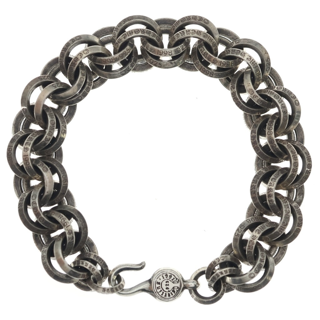 CHROME HEARTS(クロムハーツ) 2 DOUBLE B RING ダブルBリング ブレスレット シルバー BCA122