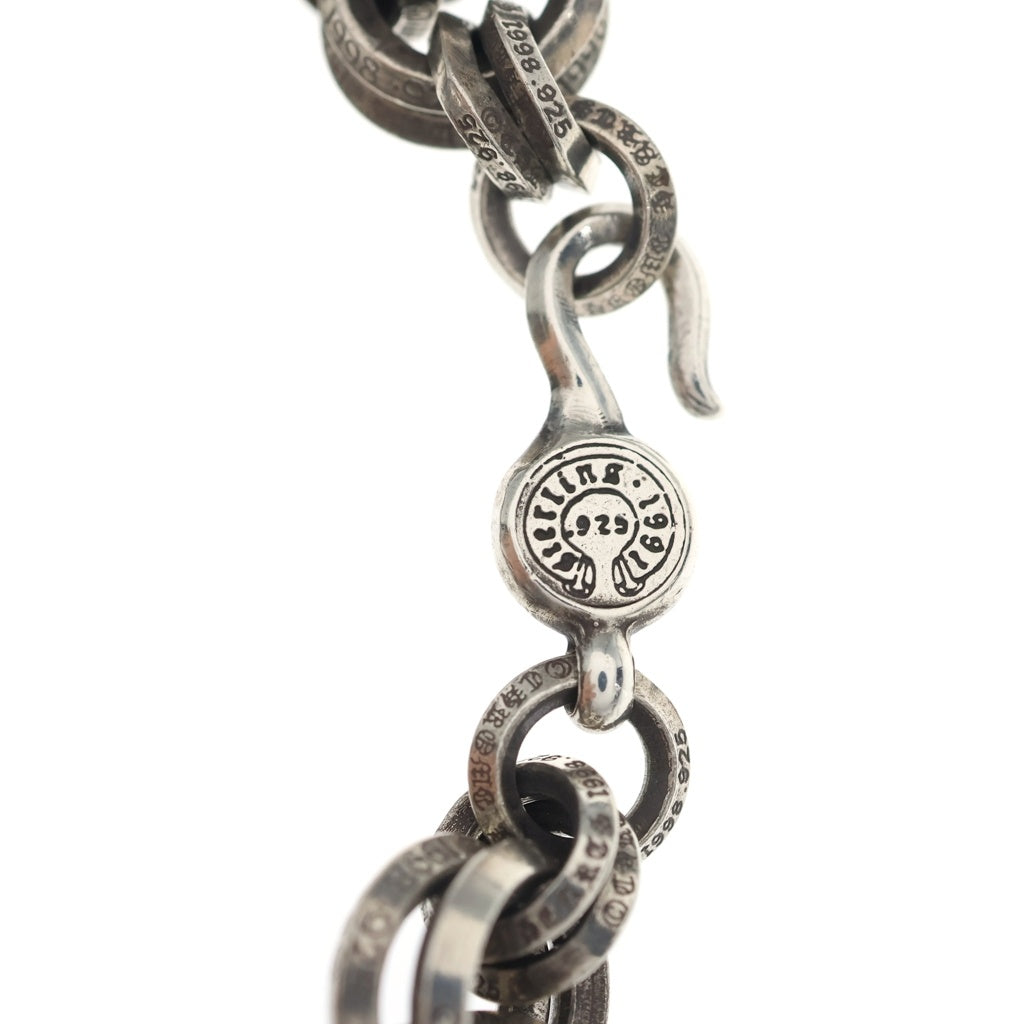 CHROME HEARTS(クロムハーツ) 2 DOUBLE B RING ダブルBリング ブレスレット シルバー BCA122