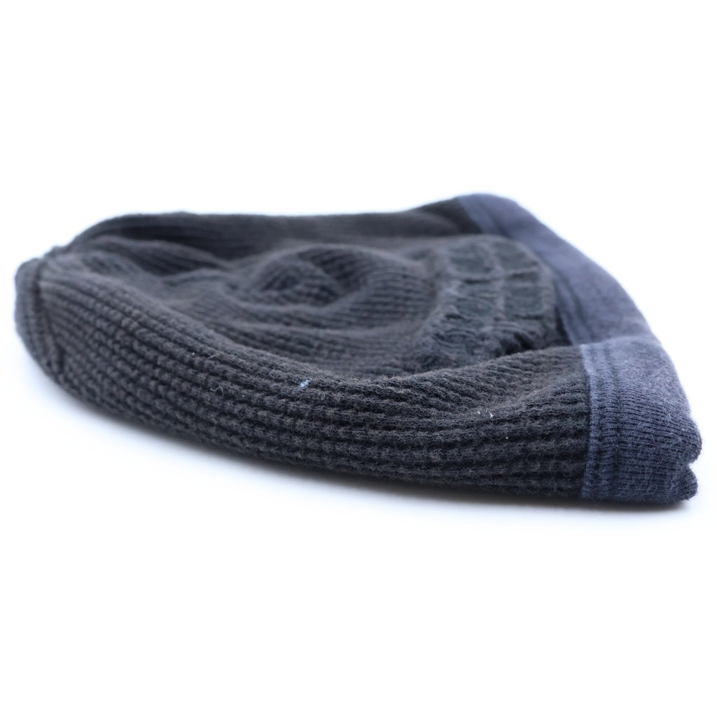 CHROME HEARTS(クロムハーツ) OLD THERMAL BEANIE FUCK YOU オールド ファックユー刺繍 サーマル ビーニー ニット帽 ブラック
