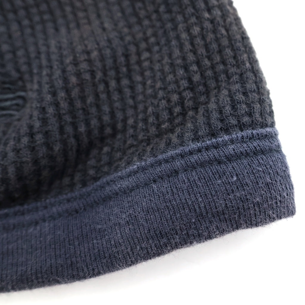 CHROME HEARTS(クロムハーツ) OLD THERMAL BEANIE FUCK YOU オールド ファックユー刺繍 サーマル ビーニー ニット帽 ブラック