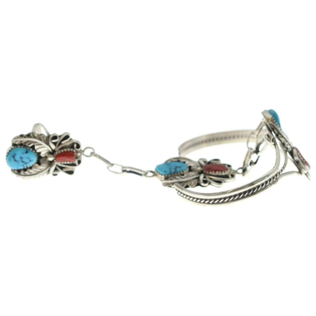 INDIAN JEWELRY(インディアンジュエリー) ナバホ族 ハリー・B・ヤジー作 バングル リング シルバー