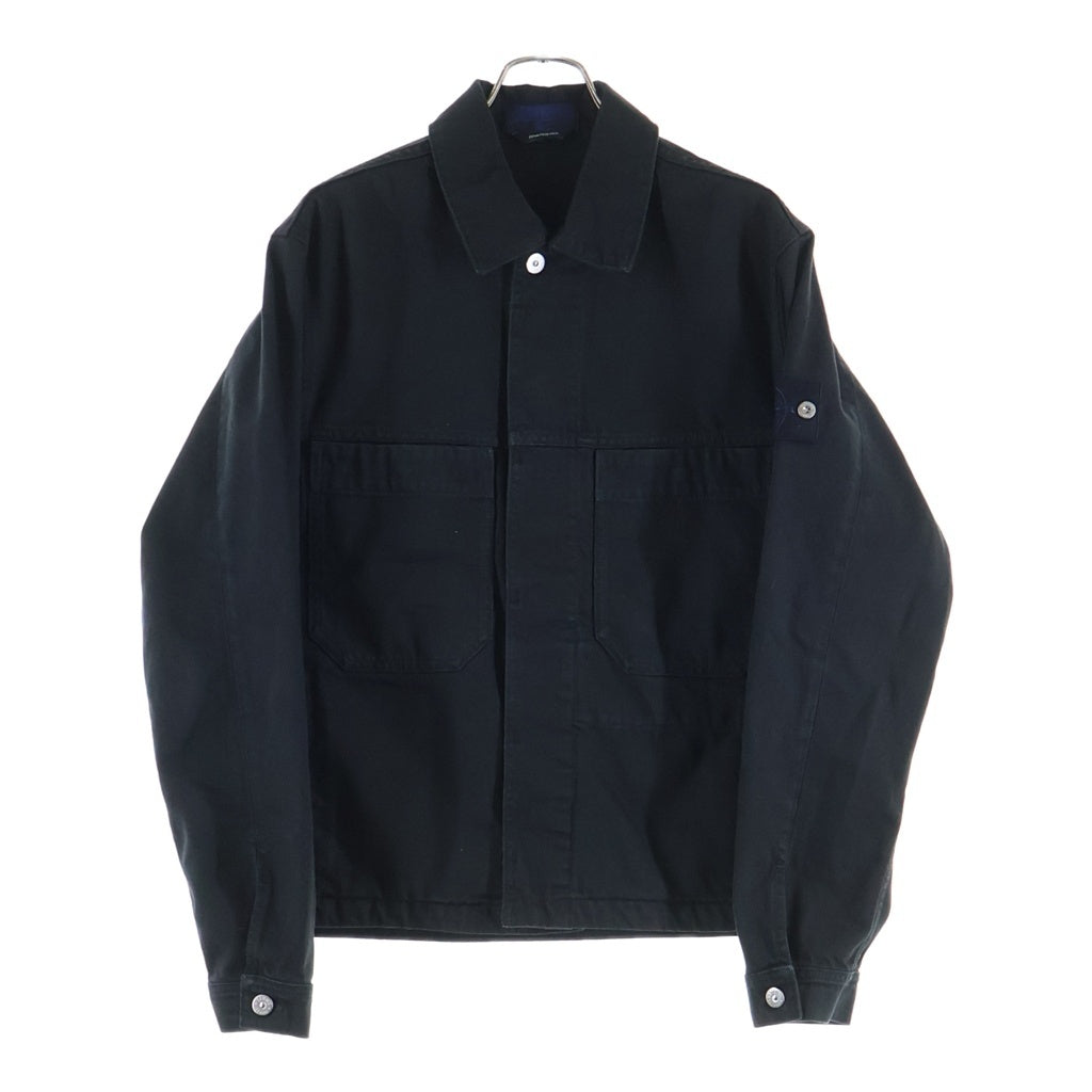 STONE ISLAND(ストーンアイランド) ブランドパッチ デニムジャケット ブラック L1S144100006S0J24