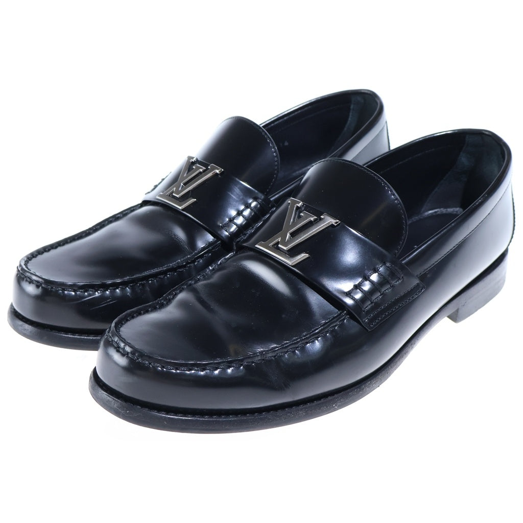 LOUIS VUITTON(ルイヴィトン) LVロゴ金具 メジャー ローファー ブラック FA 1214