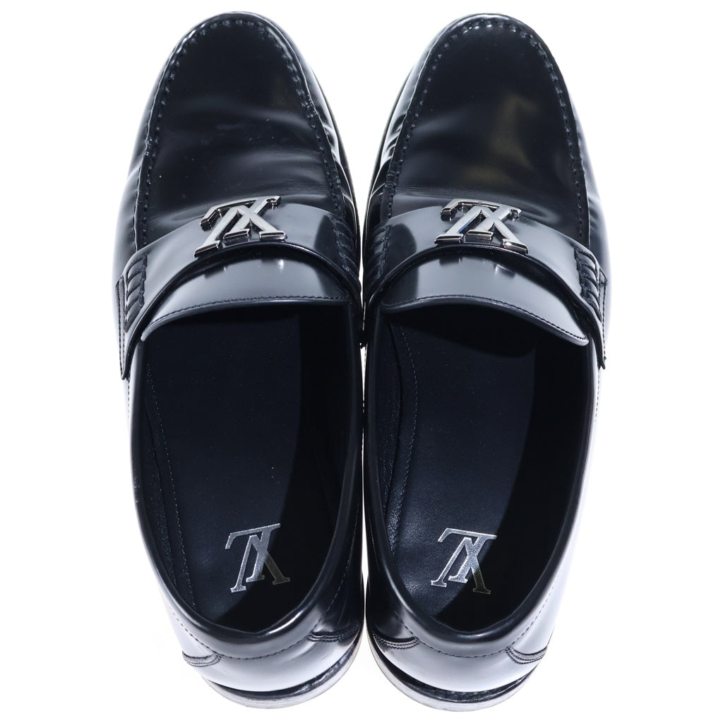 LOUIS VUITTON(ルイヴィトン) LVロゴ金具 メジャー ローファー ブラック FA 1214