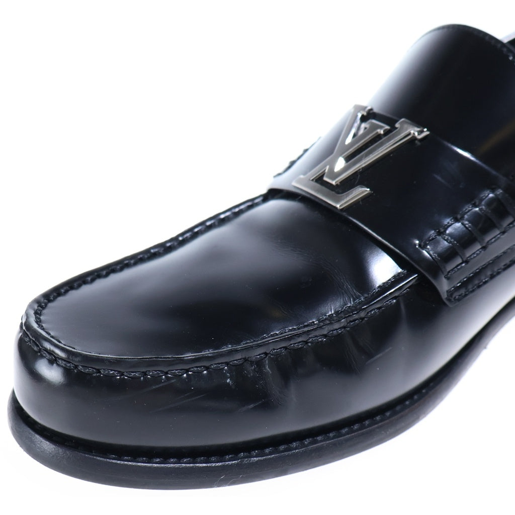 LOUIS VUITTON(ルイヴィトン) LVロゴ金具 メジャー ローファー ブラック FA 1214
