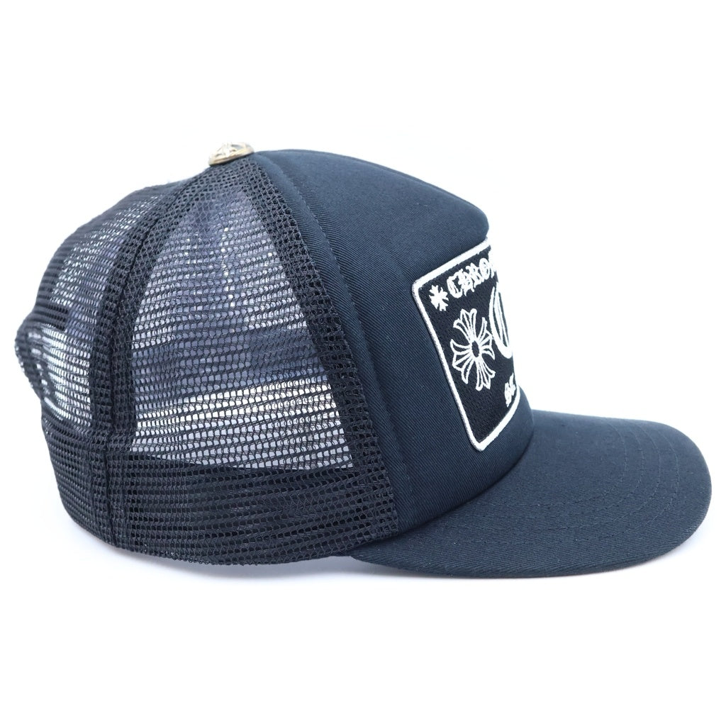 CHROME HEARTS(クロムハーツ) TRUCKER CAP ST. BARTH セントバース限定 トラッカー メッシュキャップ CHパッチ クロスボール 帽子 ブラック