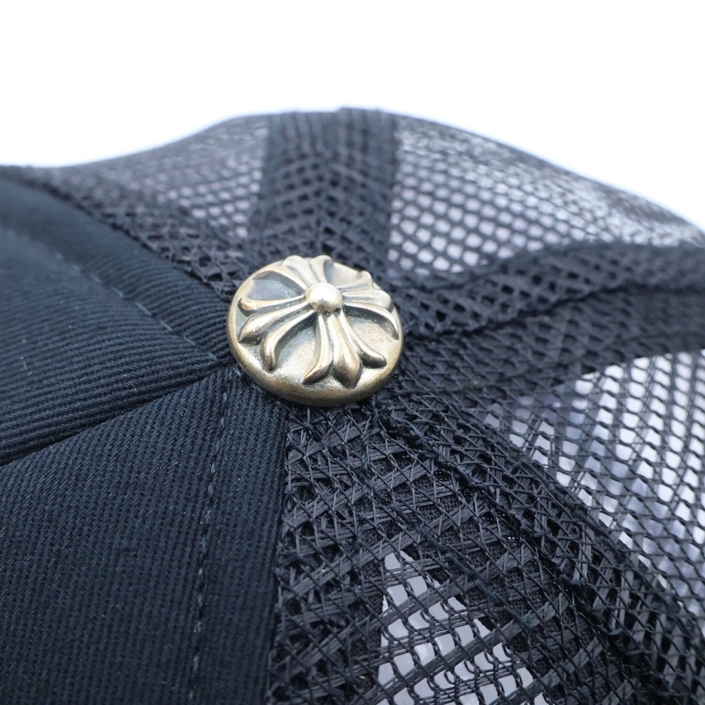 CHROME HEARTS(クロムハーツ) TRUCKER CAP ST. BARTH セントバース限定 トラッカー メッシュキャップ CHパッチ クロスボール 帽子 ブラック