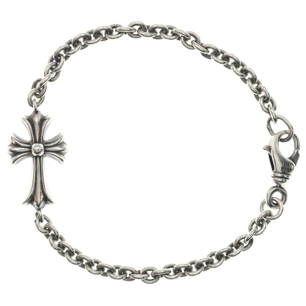 CHROME HEARTS(クロムハーツ) CHN TNY CH CRS タイニーCHクロスチェーン シルバーブレスレット