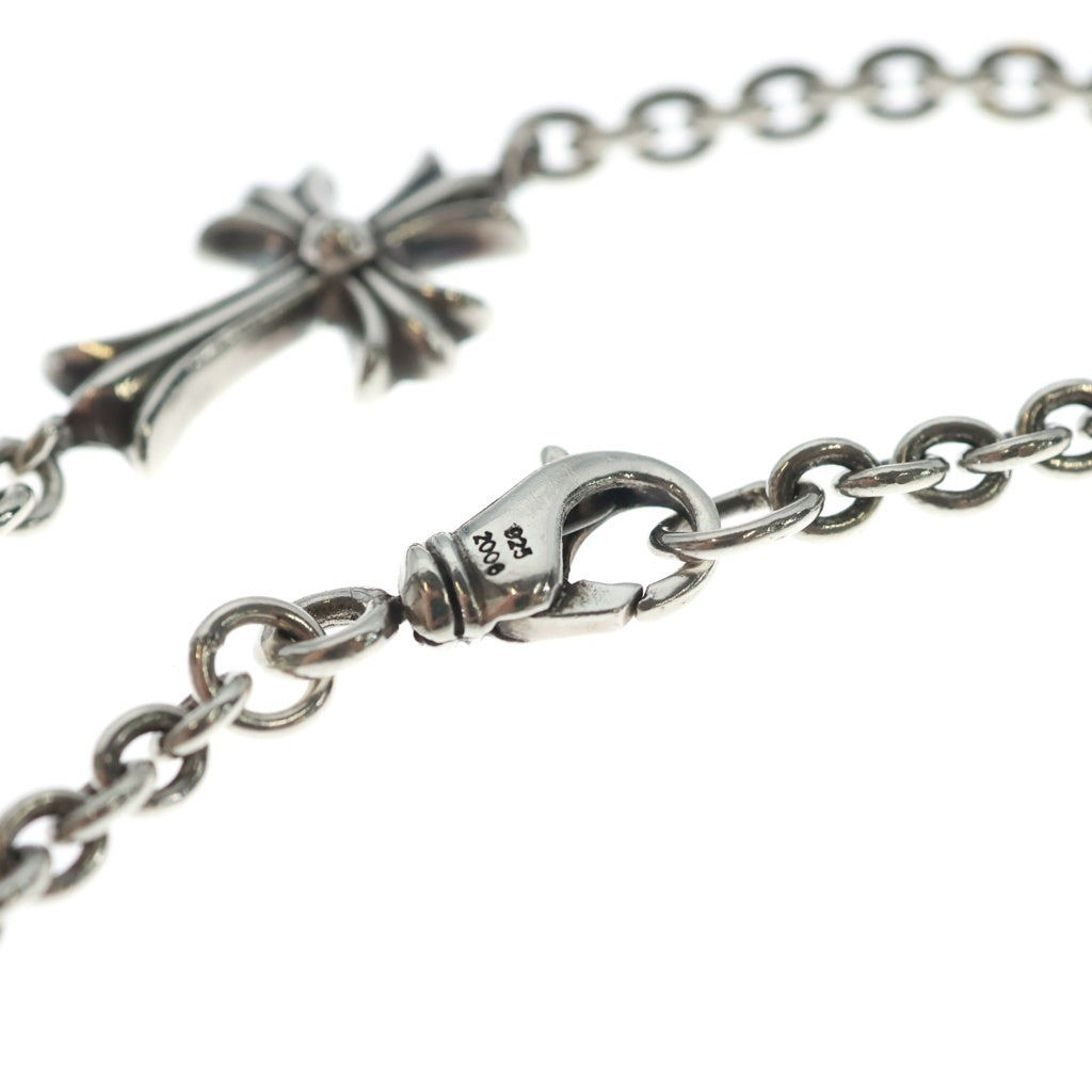 CHROME HEARTS(クロムハーツ) CHN TNY CH CRS タイニーCHクロスチェーン シルバーブレスレット