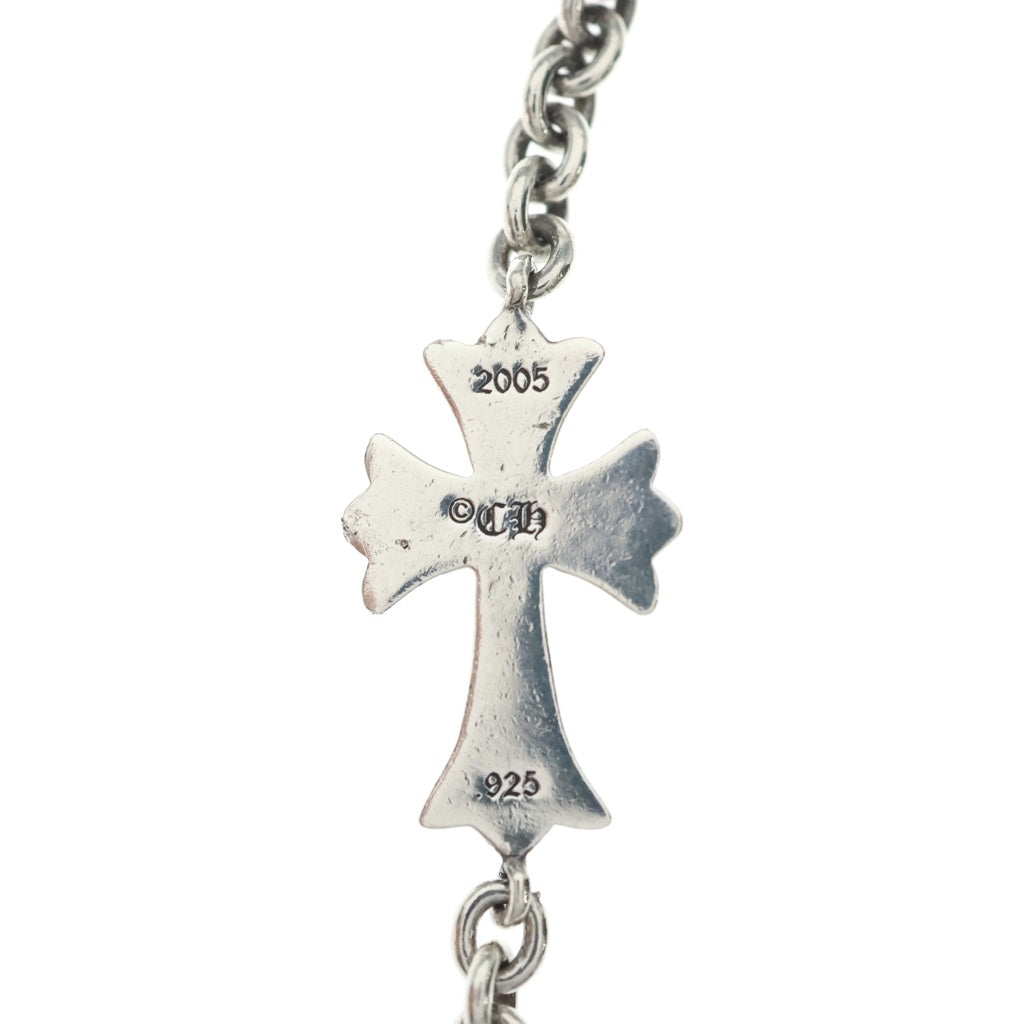 CHROME HEARTS(クロムハーツ) CHN TNY CH CRS タイニーCHクロスチェーン シルバーブレスレット