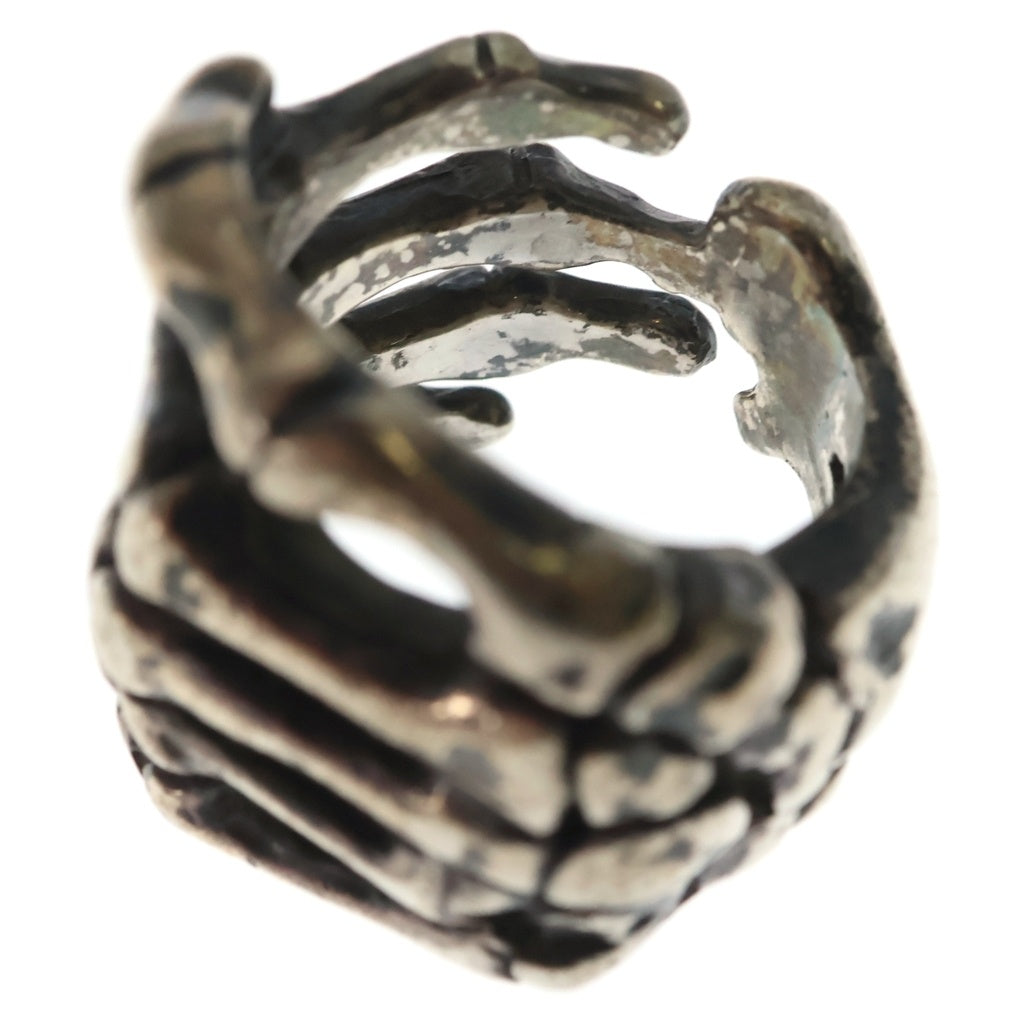 CRAZY PIG(クレイジーピッグ) BONE HAND RING ボーンハンド リング シルバー