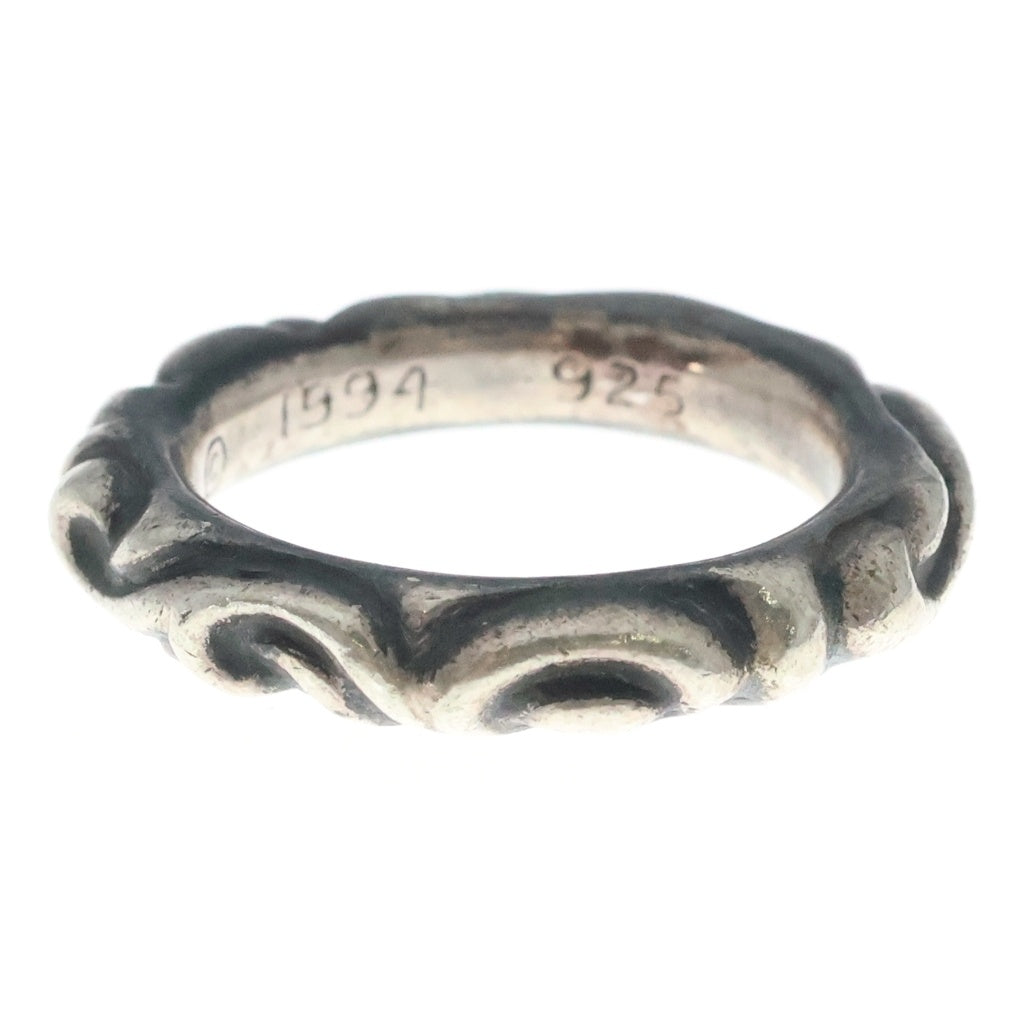 CHROME HEARTS(クロムハーツ) SCRL BAND スクロールバンド リング シルバー BCA351