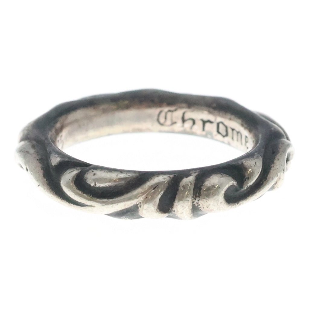 CHROME HEARTS(クロムハーツ) SCRL BAND スクロールバンド リング シルバー BCA351