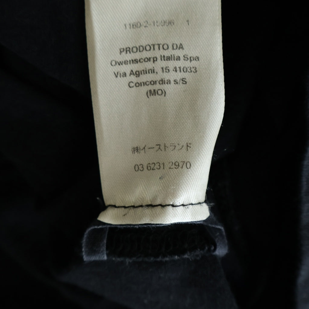 DRKSHDW(ダークシャドウ) 20AW クルーネック オーバーサイズ半袖Tシャツ カットソー ブラック RU20F3269-JA