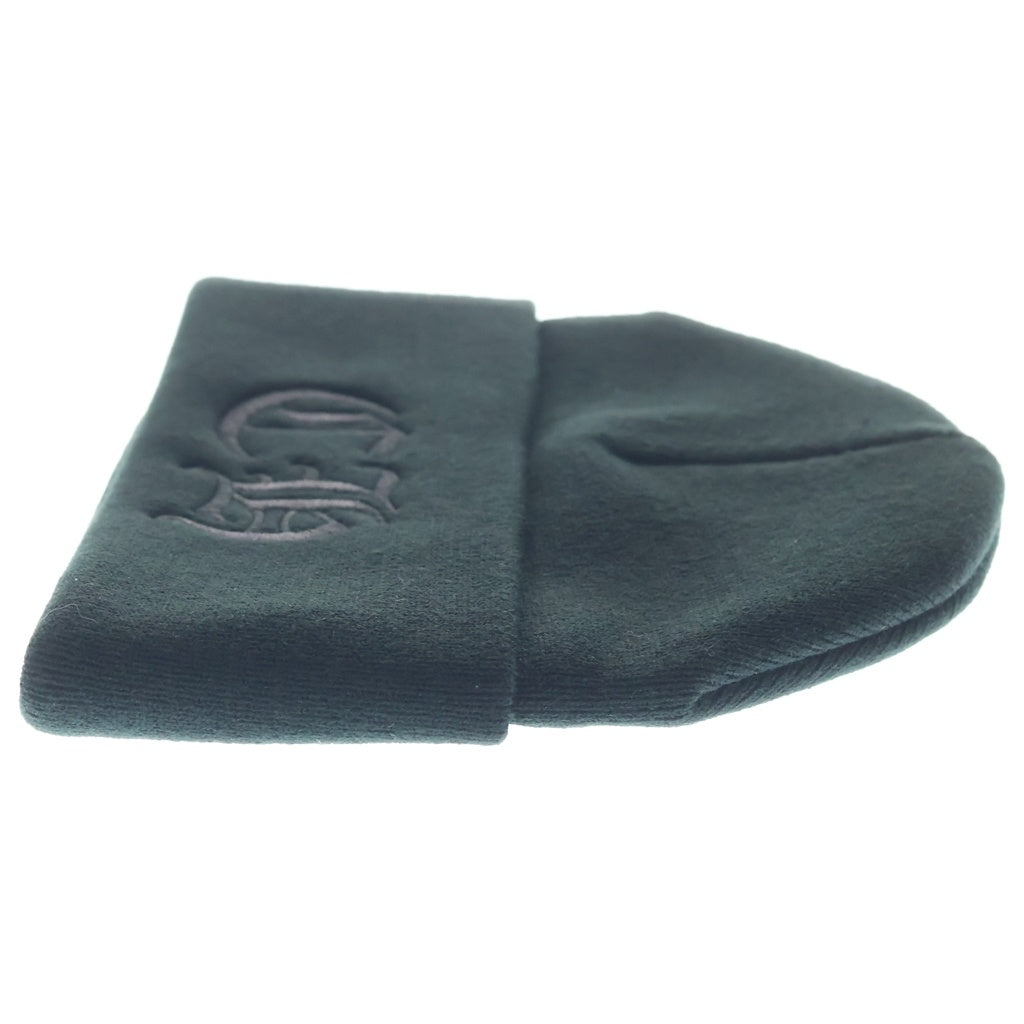 CHROME HEARTS(クロムハーツ) CH Logo Embroidery Acrylic Beanie CHロゴ刺繍ビーニー ニット帽 ブラック