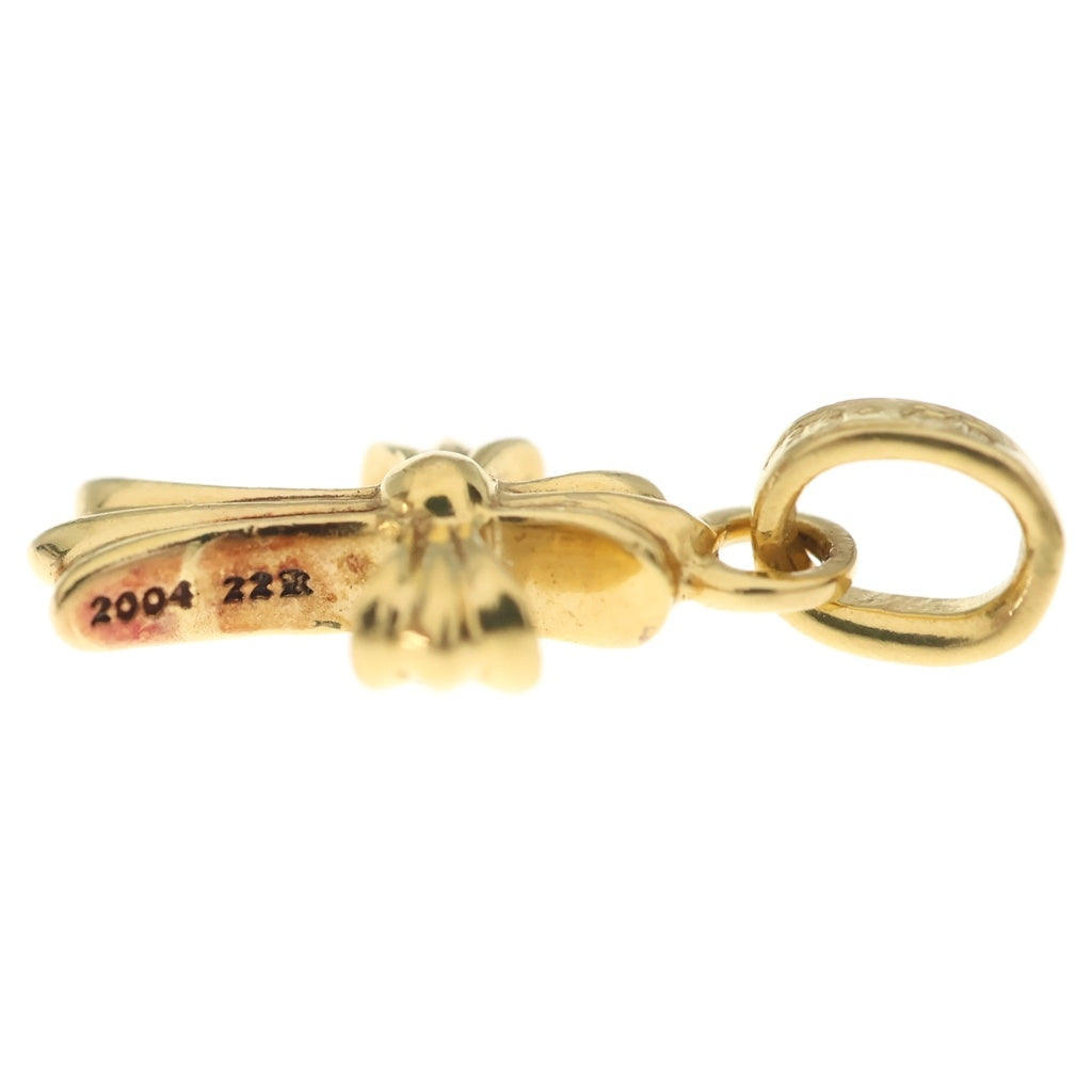 CHROME HEARTS(クロムハーツ) 22K CRS BBYFAT P/DIA ベイビーファットクロス PAVEダイヤ ペンダントトップ ゴールド BCA035