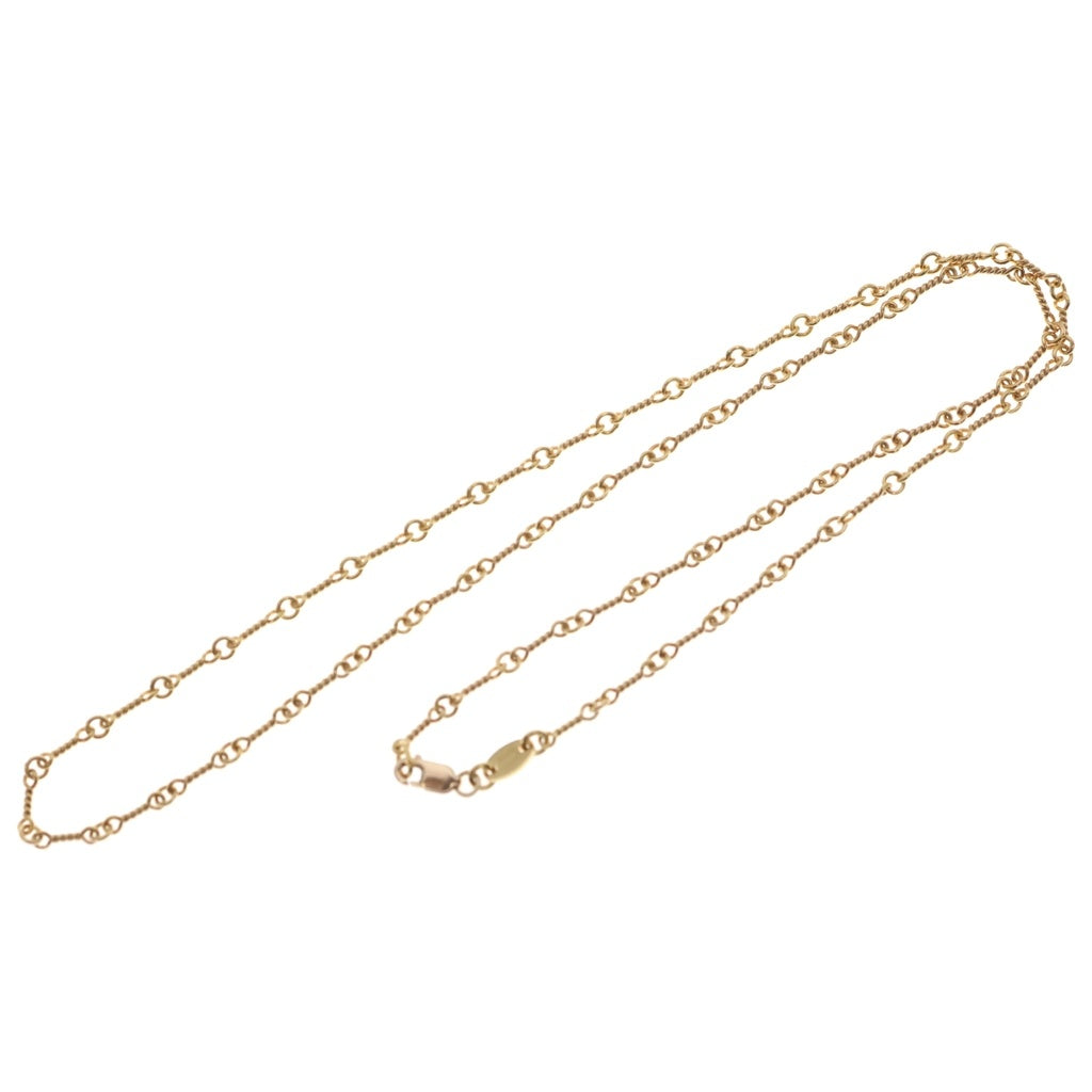 CHROME HEARTS(クロムハーツ) 22K NECKCHAIN T20 ツイストチェーンネックレス 20inch ゴールド BCA015