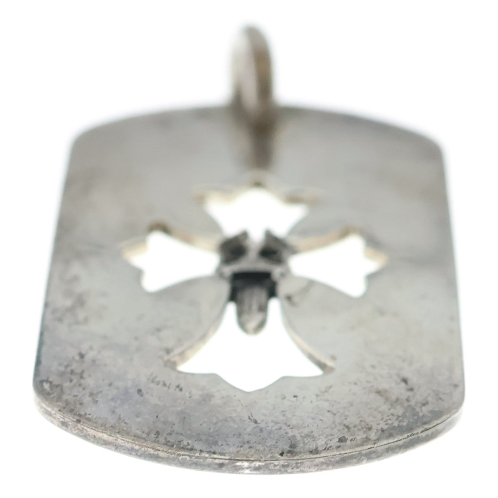 CHROME HEARTS(クロムハーツ) D TAG LRG CO CRS カットアウトクロスドッグタグ ラージ ペンダントトップ シルバー BCA239