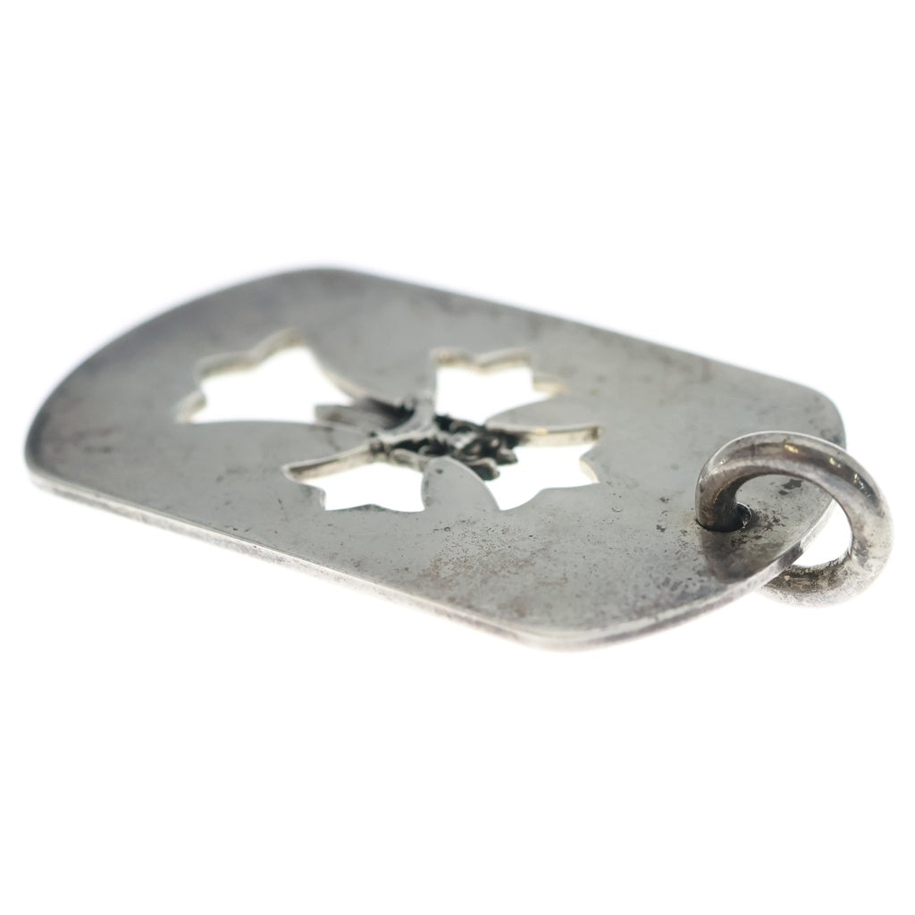 CHROME HEARTS(クロムハーツ) D TAG LRG CO CRS カットアウトクロスドッグタグ ラージ ペンダントトップ シルバー BCA239