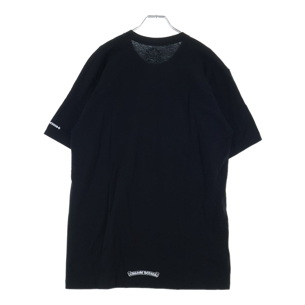 CHROME HEARTS(クロムハーツ) Neck Logo Tee ネックロゴ 半袖Tシャツ カットソー ブラック