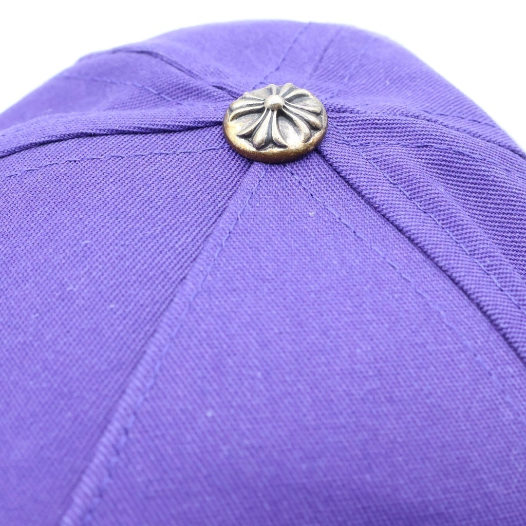 CHROME HEARTS(クロムハーツ) CH HAT CH刺繍ベースボールキャップ 帽子 パープル/グリーン