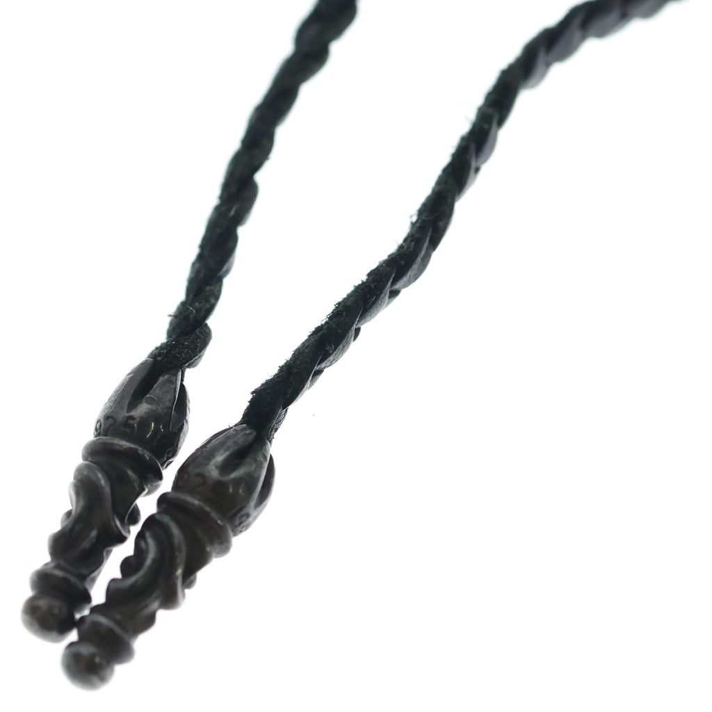 CHROME HEARTS(クロムハーツ) OLD DBL CH PRS オールド ダブル CHプラス ペンダントトップ Wレザーブレイド シルバー