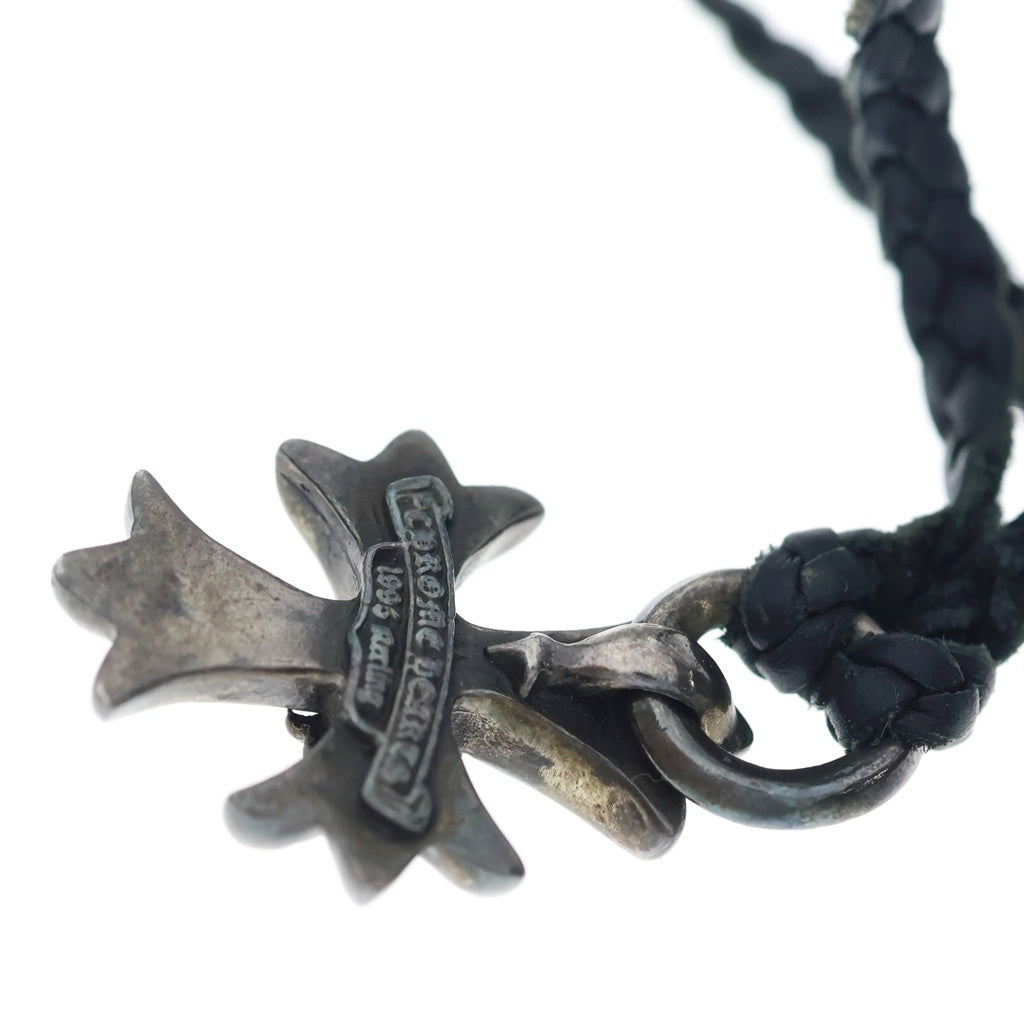 CHROME HEARTS(クロムハーツ) OLD DBL CH PRS オールド ダブル CHプラス ペンダントトップ Wレザーブレイド シルバー