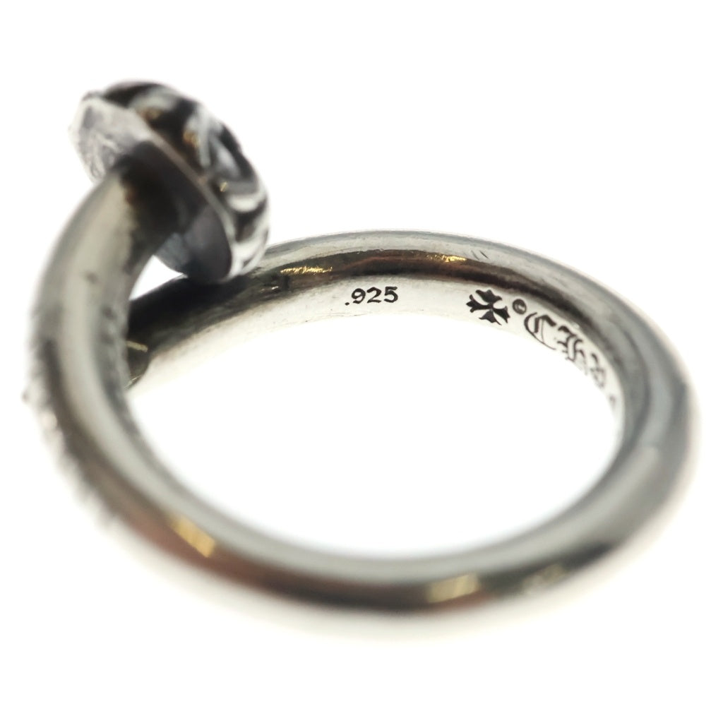 CHROME HEARTS(クロムハーツ) NAIL CRSBALL ネイル クロスボール リング シルバー BCA349