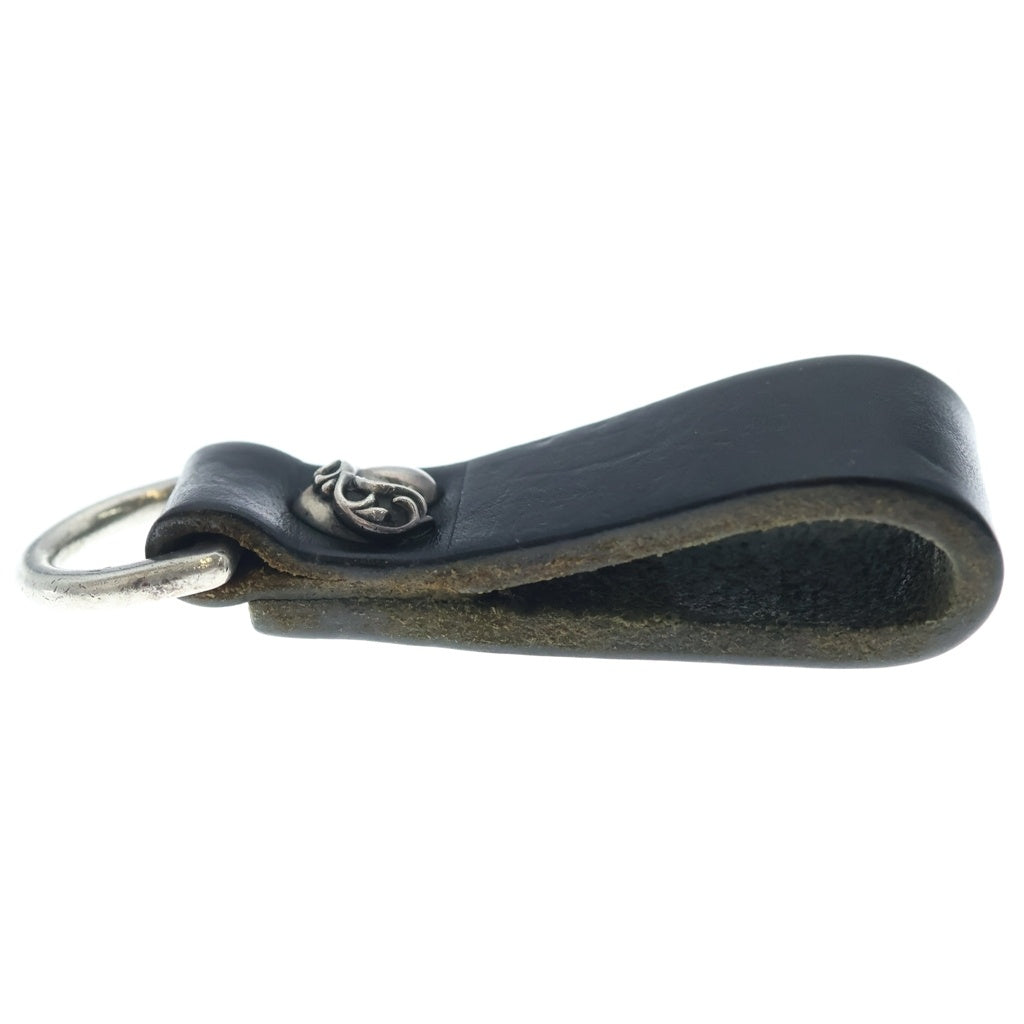 CHROME HEARTS(クロムハーツ) BELT LOOP D RING Dリング ハートベルトループ ブラック/シルバー