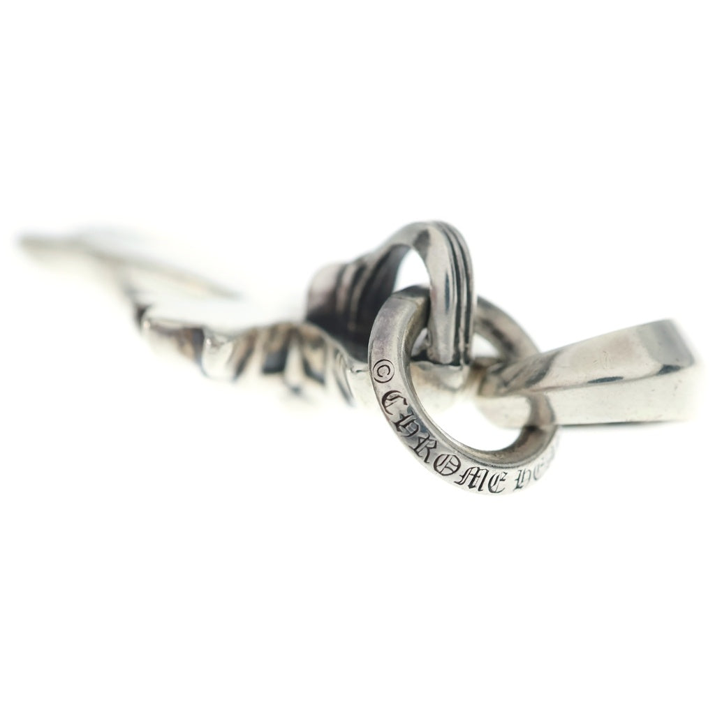 CHROME HEARTS(クロムハーツ) DBL CH CRS SML W BALE Wベイル ダブルCHクロス ペンダントトップ シルバー
