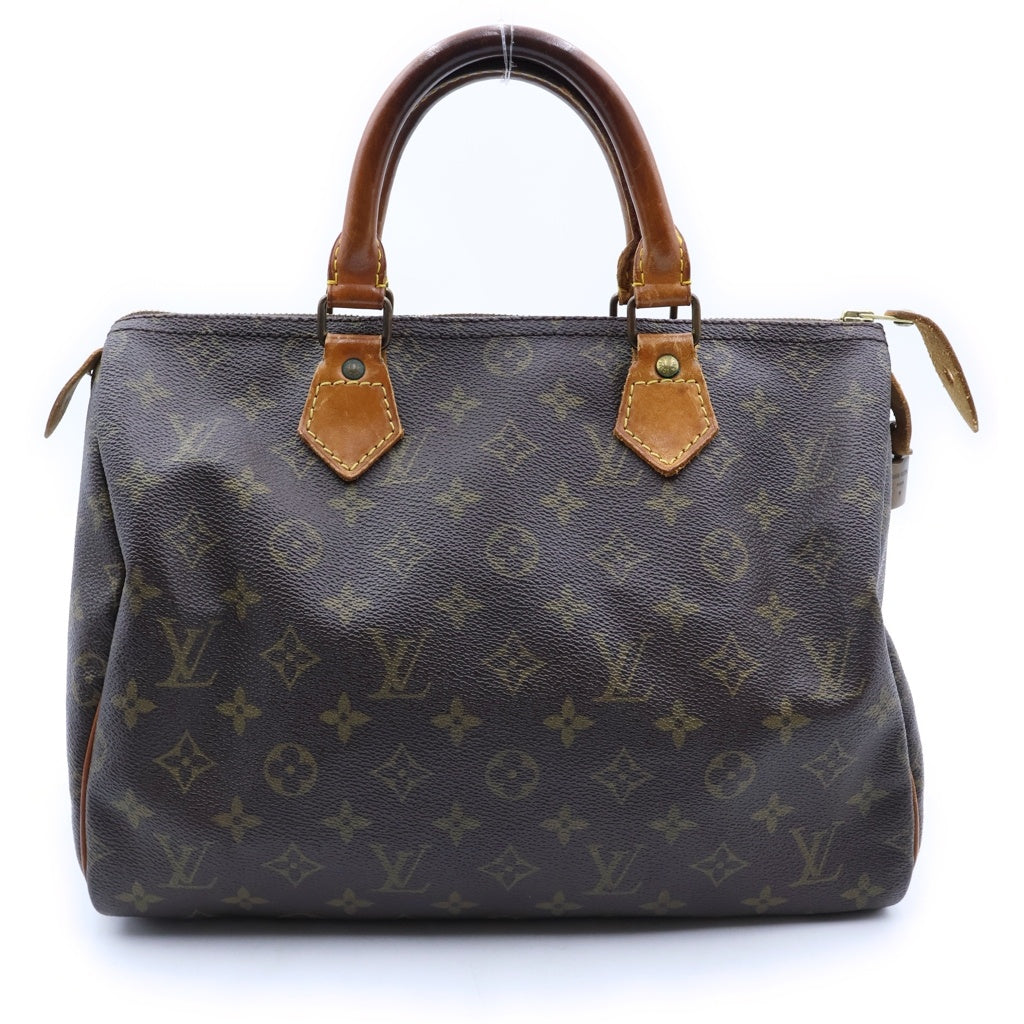 LOUIS VUITTON(ルイヴィトン) モノグラム スピーディ30 ハンドバッグ ボストンバッグ ブラウン PVC×レザー ゴールド金具 M41526 レディース