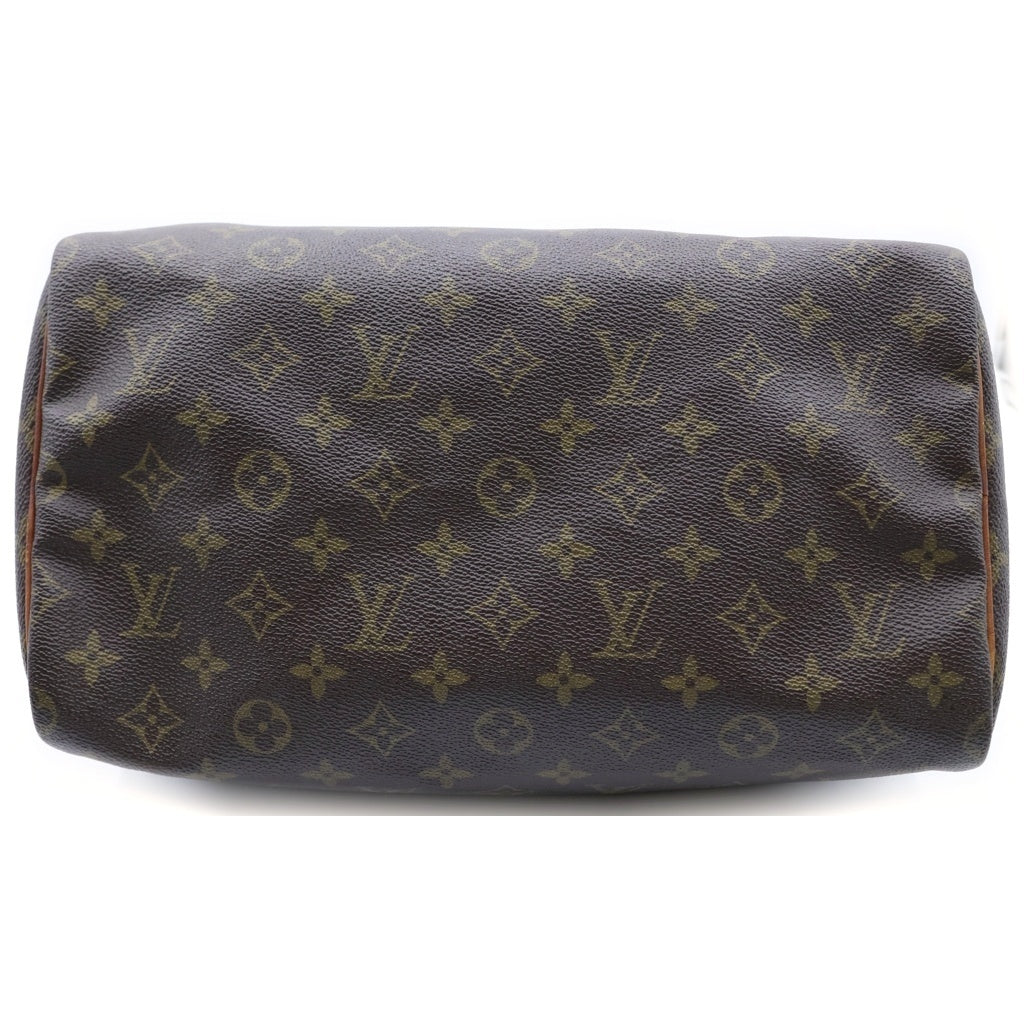 LOUIS VUITTON(ルイヴィトン) モノグラム スピーディ30 ハンドバッグ ボストンバッグ ブラウン PVC×レザー ゴールド金具 M41526 レディース