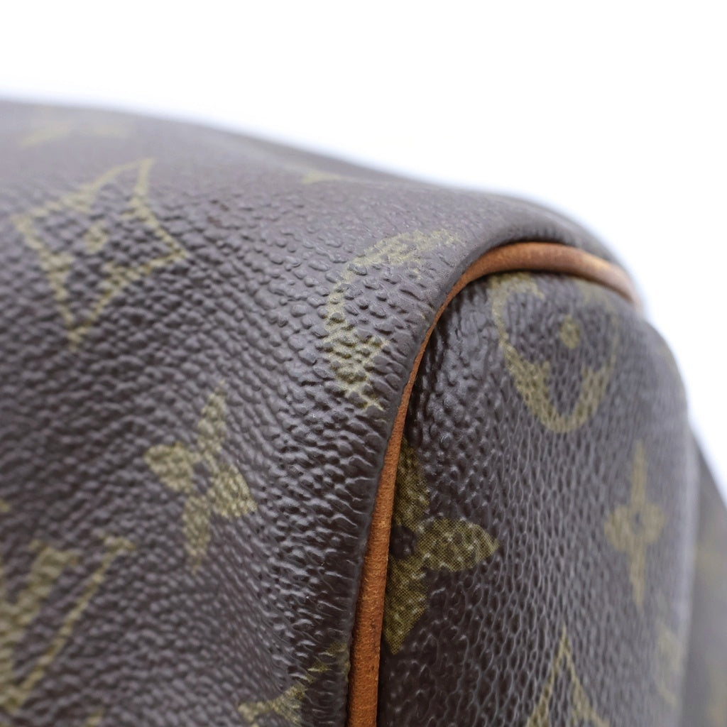 LOUIS VUITTON(ルイヴィトン) モノグラム スピーディ30 ハンドバッグ ボストンバッグ ブラウン PVC×レザー ゴールド金具 M41526 レディース