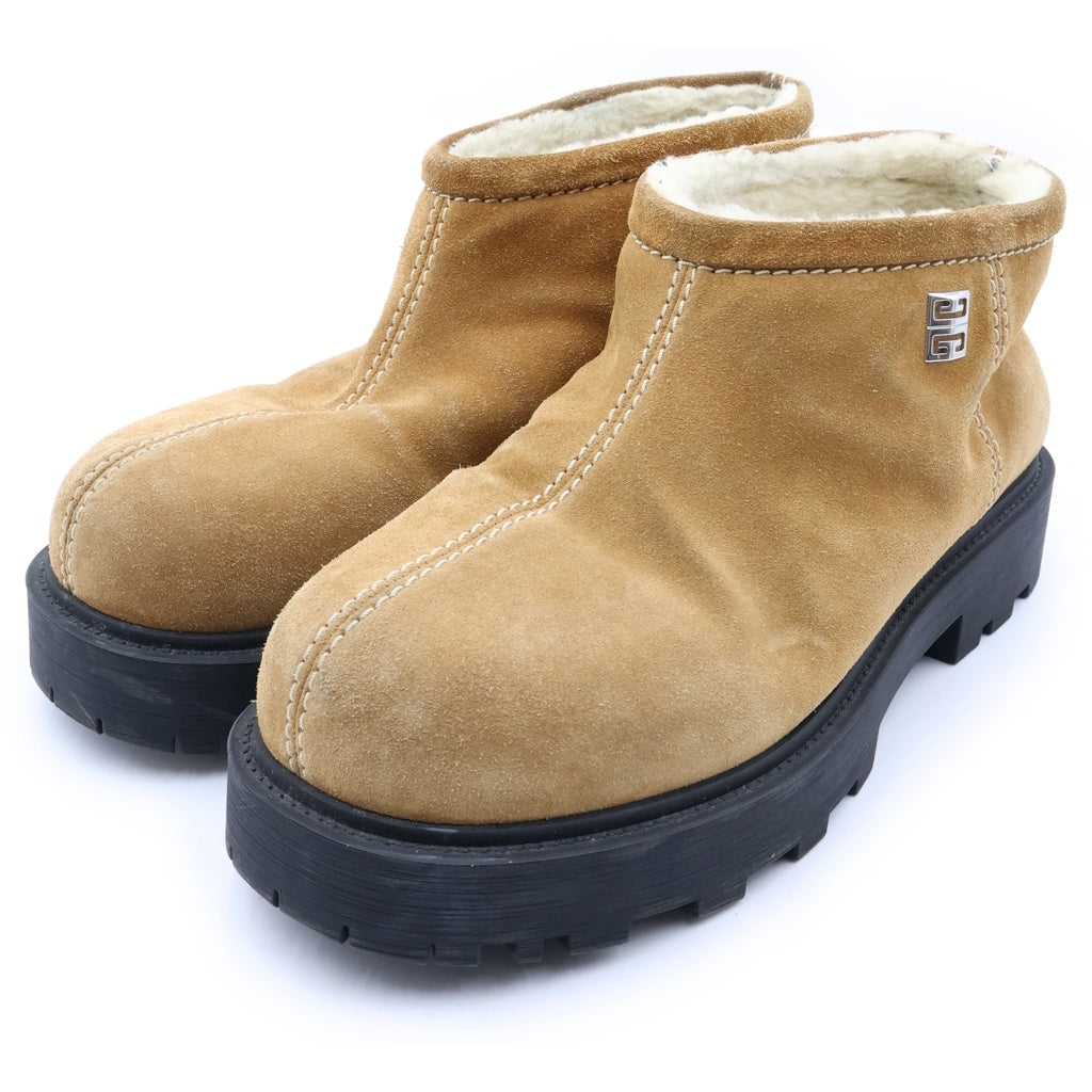 GIVENCHY(ジバンシィ) Storm suede ankle boots ストーム エアード アンクルブーツ ブラウン FR 0293