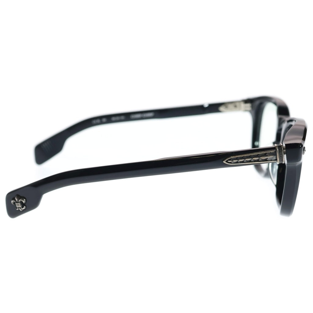 CHROME HEARTS(クロムハーツ) CHIRP ウェリントンサングラス ブラックフレーム ブラック/シルバー