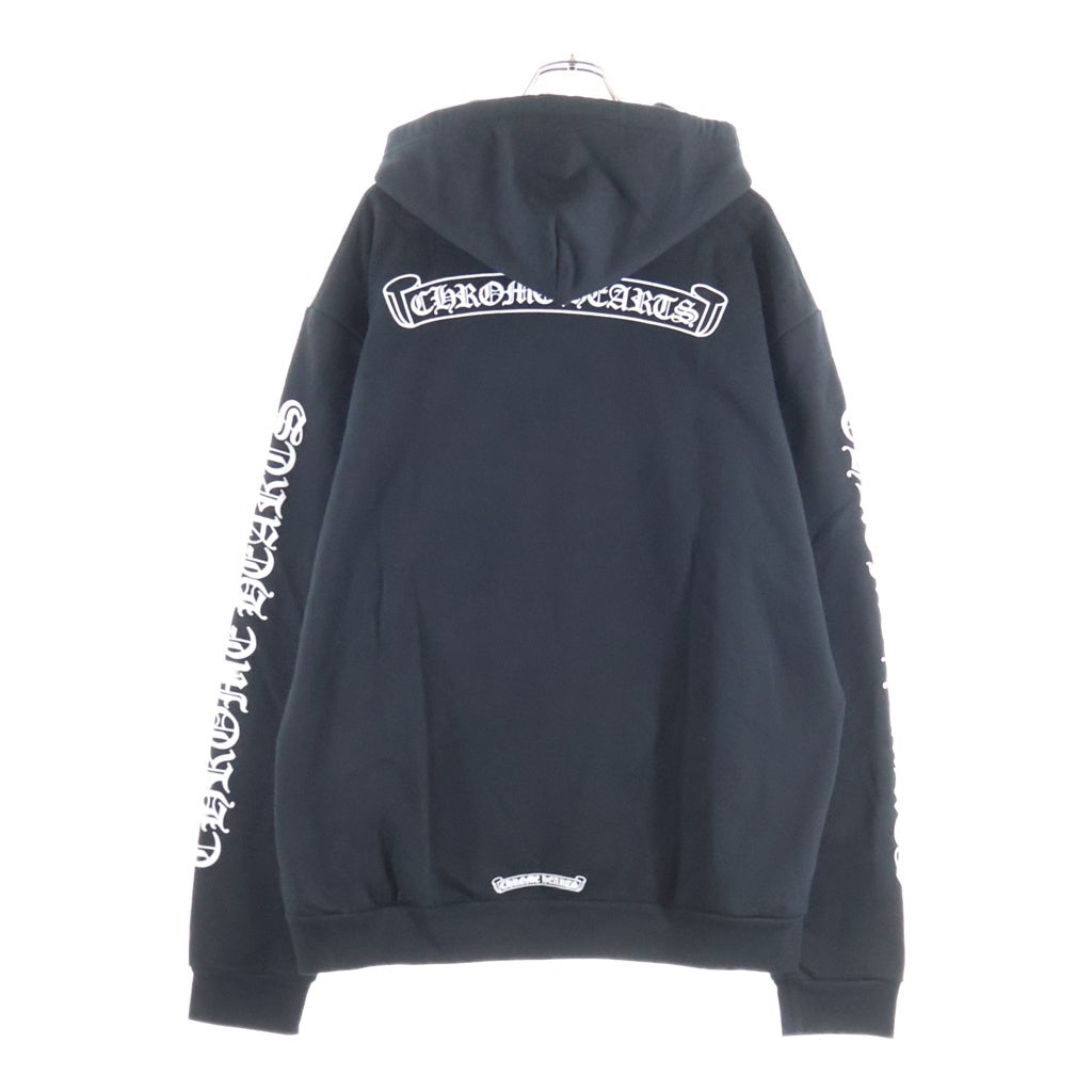 CHROME HEARTS(クロムハーツ) Back Scroll Label Pullover Hoodie バックスクロールラベル プルオーバーパーカー ブラック