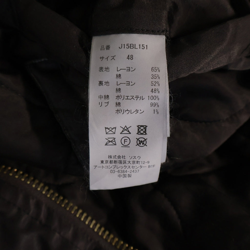 MAISON MIHARAYASUHIRO(メゾンミハラヤスヒロ) 25AW AGED FLIGHT JACKET ナイロン ボンバージャケット MA-1 ブルゾン パープル J15BL151
