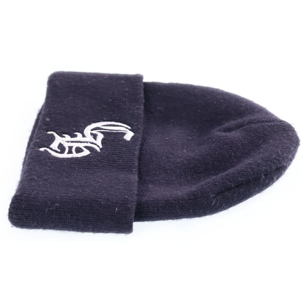 CHROME HEARTS(クロムハーツ) WATCH CAP CHロゴ刺繍 ビーニー ニット帽 帽子 ネイビー