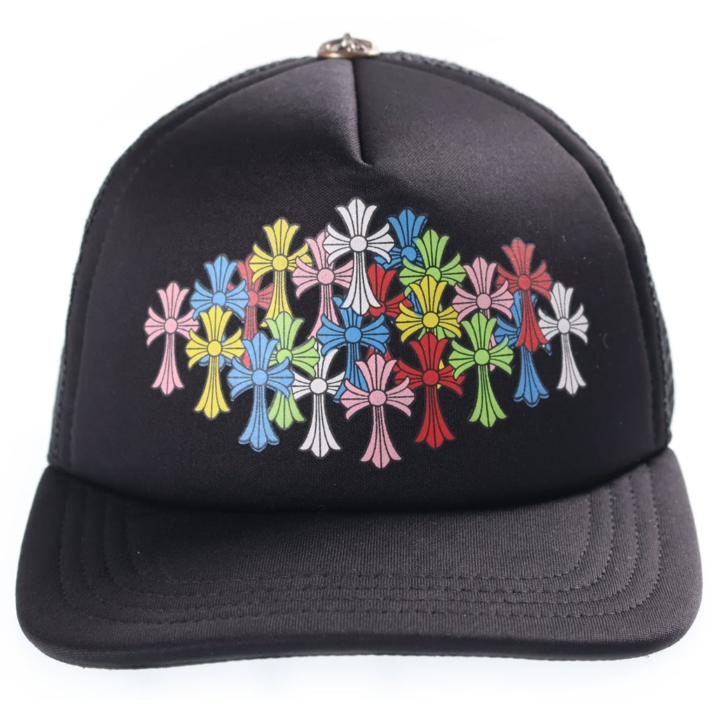 CHROME HEARTS(クロムハーツ) CEMETERY CROSS TRUCKER HAT セメタリークロストラッカー メッシュキャップ ブラック