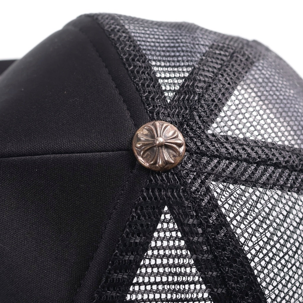 CHROME HEARTS(クロムハーツ) CEMETERY CROSS TRUCKER HAT セメタリークロストラッカー メッシュキャップ ブラック