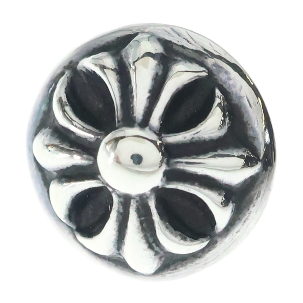 CHROME HEARTS(クロムハーツ) STUD CRSBLL クロスボールスタッドピアス シルバー BCA110