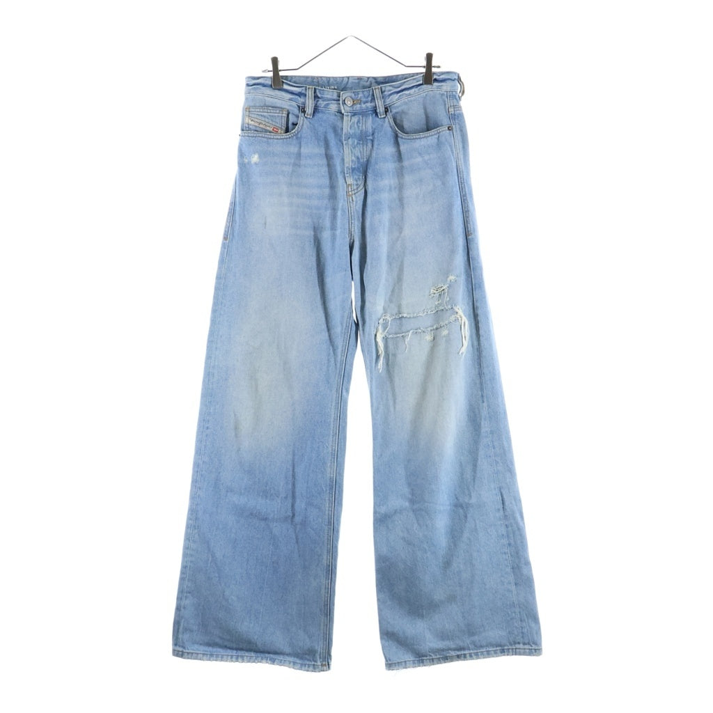 DIESEL(ディーゼル) D-RISE リラックスフィット ダメージデニムパンツ インディゴ A06371