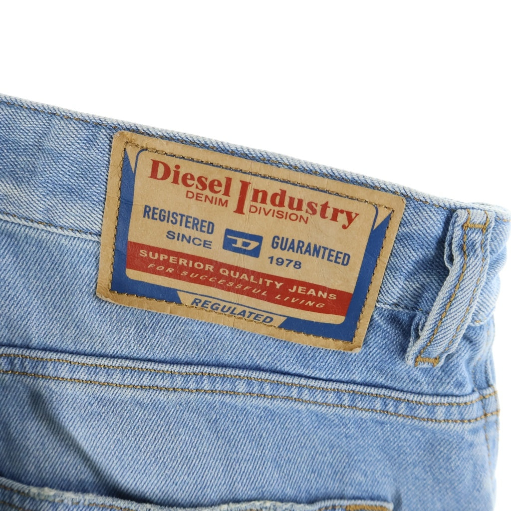 DIESEL(ディーゼル) D-RISE リラックスフィット ダメージデニムパンツ インディゴ A06371